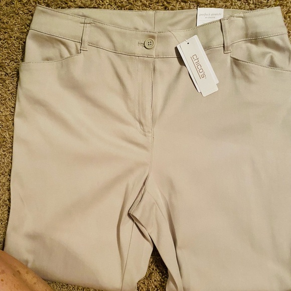 Chico’s Perfect Stretch Slim Leg Ankle Pants - Picture 2 of 4